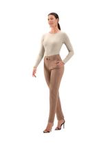 Blusa Feminina Manga Longa Canelada Cropped Lunender Blusa Feminina Manga Longa Canelada Cropped Lunender