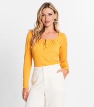 Blusa Feminina Manga Longa Endless Amarelo