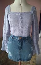 Blusa feminina manga longa Blusa feminina manga longa