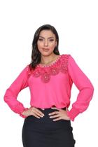 Blusa feminina manga longa moda plus size casual sku:bmlp14 Blusa feminina manga longa moda plus size casual sku:bmlp14