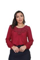 Blusa feminina manga longa moda plus size casual sku:bmlp14 Blusa feminina manga longa moda plus size casual sku:bmlp14