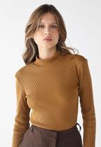 Blusa Feminina Manga Longa Ribana Algodão Premium