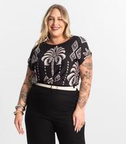 Blusa Feminina Manga Morcego Secret Glam Preto Blusa Feminina Manga Morcego Secret Glam Preto