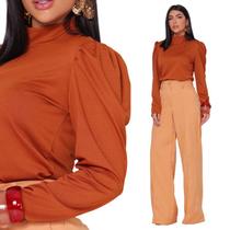 Blusa Feminina Manga Princesa Bufante Blusa Feminina Manga Princesa Bufante