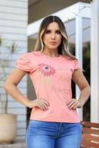 Blusa Feminina Manga Princesa