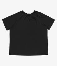 Blusa Feminina Manga Raglan Secret Glam Preto Blusa Feminina Manga Raglan Secret Glam Preto