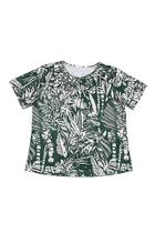 Blusa Feminina Meia Manga Alongada Essence Verde Mirasul - Conforto e Estilo