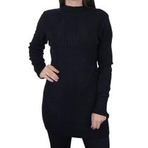 Blusa Feminina Mochine Tricot Preta - TRFI83549