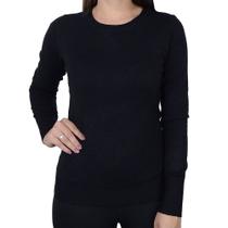 Blusa Feminina Mochine Tricot Preta - TRFI83601 Blusa Feminina Mochine Tricot Preta - TRFI83601