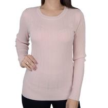 Blusa Feminina Mochine Tricot Rosa - TRFI83583 Blusa Feminina Mochine Tricot Rosa - TRFI83583