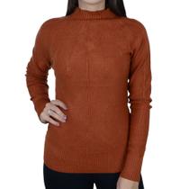 Blusa Feminina Mochine Tricot Terracota - TRFI83504 Blusa Feminina Mochine Tricot Terracota - TRFI83504