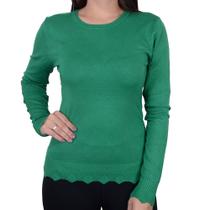 Blusa Feminina Mochine Tricot Verde Band - TRFI83