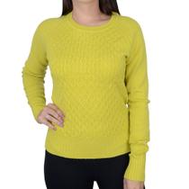 Blusa Feminina Mochine Tricot Verde Ceciliano - TRFI83512 Blusa Feminina Mochine Tricot Verde Ceciliano - TRFI83512