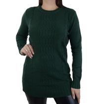 Blusa Feminina Mochine Tricot Verde Esmeralda - TTRFI84 Blusa Feminina Mochine Tricot Verde Esmeralda - TTRFI84