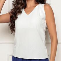 Blusa Feminina Moderna Detalhe Social - CASTELE MODAS