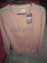 Blusa feminina MOLETOM gola Blusa feminina MOLETOM gola