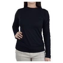 Blusa Feminina Olho Fatal ML Viscose Preta - 601580 Blusa Feminina Olho Fatal ML Viscose Preta - 601580