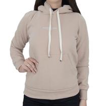 Blusa Feminina Olho Fatal Moletom Bege Lette - 602257 Blusa Feminina Olho Fatal Moletom Bege Lette - 602257