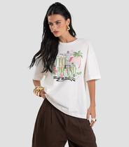 Blusa Feminina Oversized Brasil Dianna Bege