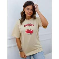 Blusa Feminina Oversized Cherries - C19 Blusa Feminina Oversized Cherries - C19