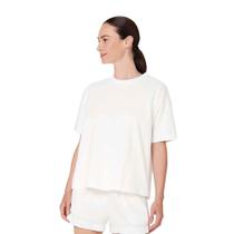 Blusa Feminina Oversized Manga Curta Em Malha De Algodão - hering Blusa Feminina Oversized Manga Curta Em Malha De Algodão - hering