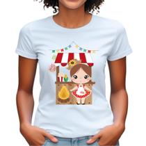 Blusa Feminina Para Festa Junina Camiseta Desenho Junino ideal para quadrilha escola