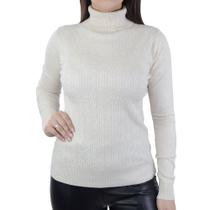 Blusa Feminina Pellini Tricot Bege Off - GD-96