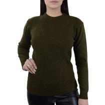 Blusa Feminina Pellini Tricot Verde Musgo - 883