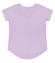 Blusa Feminina Plus Size da Infinita Cor Roxo Blusa Feminina Plus Size da Infinita Cor Roxo