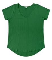 Blusa Feminina Plus Size da Infinita Cor Verde