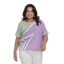 Blusa Feminina Plus Size Estampada