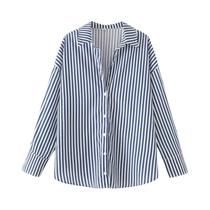 Blusa Feminina plus Size Oversized Com Botões, Manga Comprida, Elegante, Para Primavera/verão.