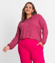 Blusa Feminina Plus Size Secret Glam Vermelho