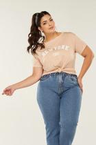 Blusa Feminina Plus Size Tshirt Blogueira Estilosa Moda - ARCANJO MODA