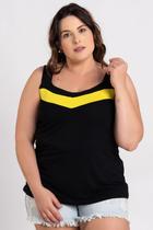 Blusa Feminina Plus Size Visco Alças Largas - Serena Blusa Feminina Plus Size Visco Alças Largas - Serena