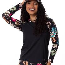 Blusa Feminina Proteção Solar Beach Tennis Praia Piscina Toque Macio Delaé BeachWear Blusa Feminina Proteção Solar Beach Tennis Praia Piscina Toque Macio Delaé BeachWear