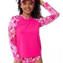 Blusa Feminina Proteção Solar Beach Tennis Praia Piscina Toque Macio Delaé BeachWear