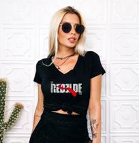 Blusa Feminina Rebelde Banda RBD Tour Brasil Camiseta Fã - Aristem