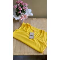 Blusa Feminina Regata Canelada Moda Casual Basica Algodão Premium Estilo Confortável