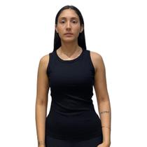 Blusa Feminina Regata Justa Essential Flor De Lis