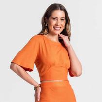 Blusa Feminina Ribana Canelada Lurex Rovitex