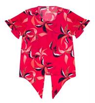 Blusa Feminina Rovitex manga curta regata verão estampada