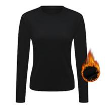 Blusa Feminina Segunda Pele Camiseta Térmica Peluciada Inverno Frio Poteção Uv