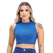 Blusa Feminina Segunda Pele Regata Tendência Moda Verão