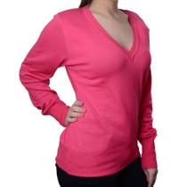 Blusa Feminina Seiki Tricot ML Rosa - 830353