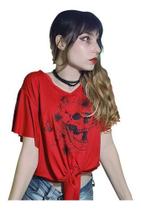 Blusa Feminina Skull Caveira T-shirt Camiseta Várias Cores