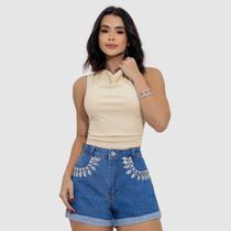 Blusa Feminina Social Elegante Alça Larga Degagê Pregueada Blusa Feminina Social Elegante Alça Larga Degagê Pregueada