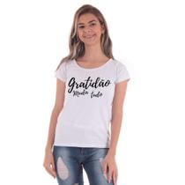 Blusa Feminina T-shirt Algodão Blusinha Estampada Baby Look