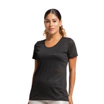 Blusa Feminina Telinha Preta Massam Fitness