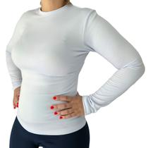 Blusa Feminina Térmica Peluciada Manga Longa Segunda Pele Inverno